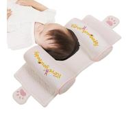 Genérico Oreillers pour dormir - Coussin de soutien lavable et respirant, oreiller plat, utilisation dans la maison, chambre, voyage, siège de voiture, poussette, hôpital et crèche