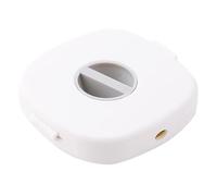 Genérico Organisateur de câbles de charge, portable 2 en 1, gestion des câbles, enroulable et organisateur pour appareils électroniques USB, écouteurs, portable, voyage, bureau, travail, blanc