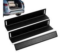 Generico Organisateur De Coffre De Voiture | 3 Cloison De Coffre De Voiture Avec Blocs De Rangement | Plateau Multifonction Facile À Installer Pour Véhicules Avec Tapis Et Voyage Sur Route