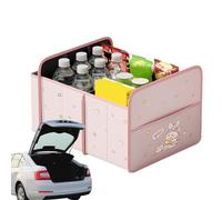 Generico Organisateur De Coffre De Voiture | Organisateur Pliable Dépenses Cartoon Auto,Boîte De Pique-Nique Nourriture Et Boissons | Pour Camion Van Berline Camping Dépenses Voyage Golf Travail