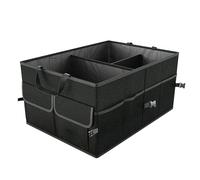 Genérico Organisateur de coffre SUV - Accessoires automatiques pliables multiples compartiments - Boîte de rangement pour SUV, voyage en famille, voyage quotidien, voyage sur route, camping