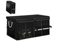 Generico Organisateur de coffre SUV, pliable, grande capacité, multi-compartiment, organisateur de charge SUV, pour véhicules, voyage, camping, pique-nique, famille, activités et collations