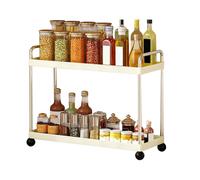 Generico Organisateur de contre-pied - Porte de rangement à plusieurs niveaux, unité d'étagère d'économie d'espace - Accessoire pour cuisines, salles de bains, garde-manger, armoire, bureau, vanité