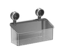 Generico Organisateur de douche A | étagère de rangement de salle de bain montée au mur | panier amovible sans perçage | support pour vidange à joint fort | pour évier de,