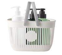 Genérico Organisateur de panier de douche - Grand chariot de douche de chambre avec trous, récipient de rangement pratique pour salle de bain, seau de douche portable avec poignée, idéal pour