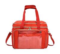 Generico Organisateur pour sacs à tricoter - Grande capacité de stockage, design à compartiments multiples, bandoulière réglable, dimensions 36,5 x 24 x 27,99 cm | pour outils crochets aiguilles pour