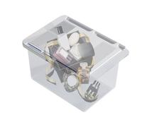 Generico Organisateur sous évier - Conteneurs transparents auto-adhésifs, organisateur pour évier de salle de bain | Pour la maison d'école papeterie cuisine pull serviette sous-vêtements sac bureaux