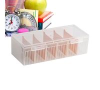 Genérico Organiseur de bureau pour cartes de recettes avec séparateurs - Pour cuisine, bureau, école, salle de hambre, salon