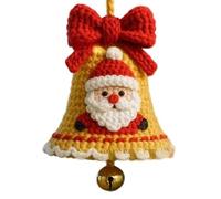 Generico Ornements de tricot pour sapin de Noël - Décoration en fil fait à la main pour mini pulls, chapeaux, chaussures, appliqués fermés, accès agréables, accora 'acceil pour fées |