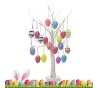 Generico Osterbaum mit Beleuchtung - LED Biegsame Zweige Dekoration | 60 Cm Osterbaum mit Lichtern, Batteriebetrieb und USB-Betrieb,für Ostern Tisch Wohnzimmer