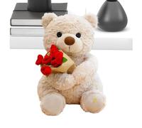 Generico Ours de | Le Doux de tir avec des Fleurs | d'ours de - pour copines, Filles, Femmes, Mariage, Anniversaire