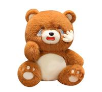 Generico Ours en peluche - douce mignonne et choyante de collection, peluche ours avec expression triste | pour canapé fauteuil de voiture, bureau, salon, chambre à coucher