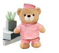 Genérico Ours infirmier, peluche douce et adorable, coussin décoratif pour enfants, bébés, salon, chambre, bureau, étagère cadeau Noël anniversaire
