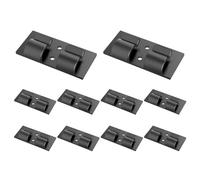 Generico Outdoor Light Hangers For String Lights | 10X sans effort Setup String Light Outdoor Clips Hooks, 4,6 x 2,2 cm Long Serving Effortless Wire Placement Christmas Lighting Hooks For Fairy Lights