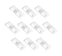 Generico Outdoor Light Hangers For String Lights | 10X sans effort Setup String Light Outdoor Clips Hooks, 4,6 x 2,2 cm Long Serving Effortless Wire Placement Christmas Lighting Hooks For Fairy Lights