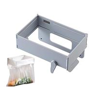 Genérico Outdoor Trash Bag Holder - Folding Magnetic Rack, Adhesive Buckle, Hands Free Kitchen Bag Organizer for Cabinets Doors Dorms Apartments, Easy Access Waste Storage Solution, Multicolore