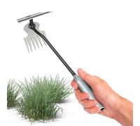 Generico Outil de désherbage de jardin - râteau manuel - Outil de raclage et de désherbage dans le jardin, convient aux hommes et aux femmes pour l'extérieur de pelouse agricole Patio cour jardin