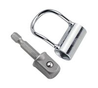 Generico Outil de réparation de tuyauterie pour arrêt angulaire Outil d'entretien sous salle de bain Valve cuisine installation Connexion à compress