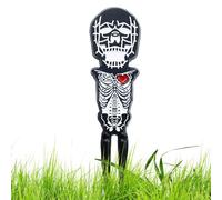 Genérico Outil pour divots de golf - Accessoire en forme de crâne avec marqueur de balles, accessoires de fourche portable pour terrain de golf et équipement unisexe