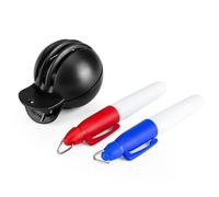 Genérico Outil pour marquer l'alignement de la balle de golf, gabarit avec guide de marquage | Accessoire de golf imperméable pour tracer des lignes droites et améliorer la précision lors du coup