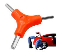 Genérico Outil pour vélo avec clé Y, outils de réparation de combinaison de clé hexagonale interne, clé Allen triangulaire de voies, flamme extérieure de 3 mm, 4 mm, 5, Allen pour