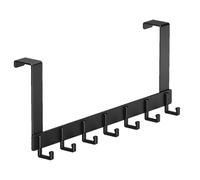 Genérico Over The Door Hook - Metal Punch- Crochet Hanger - Strong Bearing Towel Rack Hangers for Living Room, Children's Room, Bedroom, and Front Door