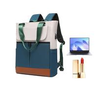 Genérico Pack décontracté - Moba de livres d'étudiants avec port de charge USB, compartiment pour ordinateur portable léger | Sac de voyage en plein air pour homme pour femme A, Vert, Consulte la