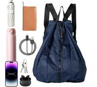 Generico Packable Backpack, Waterproof Day Packs, Lightweight Daypack for Men, Casual Backpack for Hiking, Portable Packable Bag, Hiking Backpack for Men, for casual hiking and travel, Bleu marine,