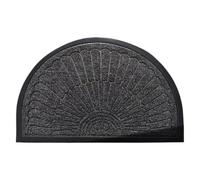 Genérico Paillasson absorbant, antidérapant, lavable, absorbant, semi-circulaire, séchage rapide pour intérieur de porte principale - Chien, animal, pattes, sales et chaussures, extérieur 40 x 60 cm