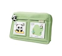 Genérico Panda Schulmaterial Set - Set de verspieltes Schreibwaren Kit Mit Stiften Haftnotizen Schmuck Anhängern, Ordentliche Aufbewahrung | Fröhliche Büro Schul Ausstattung Für Zuhause Schule College