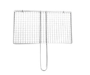 Genérico Panier à grill, pinces en acier inoxydable, panier cuisine barbecue pour extérieur viande, poulet, poisson, cuisine extérieure, pêche, rôtissoire