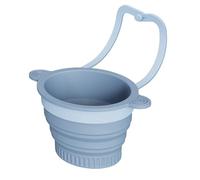 Genérico Panier d'évier - Égouttoir pliable en silicone | Panier suspendu pour robinet ou mur | Organisateur de cuisine multifonction pour laver les légumes, la vaisselle et le camping