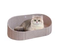 Generico Panier pour chat en feutre - pour animaux domestiques résistant aux mastications - Coussin pour intérieur et extérieur doux et confortable - Panier pour chiots pour chats Div