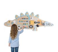 Generico Panneau sensoriel mural | Jouet éducatif en forme de dinosaure | Centre d'activités mural pour , , maison, salon, salle de rèche