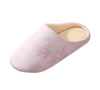 Generico Pantoufles à fourrure pour femme en peluche chaude confortables pour la maison d'hiver, antidérapantes, poilues, pantoufles de chambre d'hôtes thermiques à mémoire de forme, Sliders