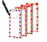 Generico Paper Pad - 21,5 x 9 cm Cute Smooth Writing Easy Tear-Off, Lightweight Lined Notepads For Work Study,for Home Office School College Classroom Outdoor Travel Work Study Shopping List Women