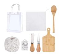 Generico par Pluie de Mariée, prix pour Baby Shower - Parnite de Jeux pour le Jeu de Fromages à Bord Cuillère en Bois | Petits Outils de Transport eucalyptus Sacs Fourche en vrac pour douches de