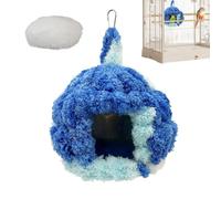 Genérico Parakeet Nest Anti-Chew Frame Warm Winter Parrot Hammock | Coussin doux avec doublure en polaire chaude, design lavable, cadre anti-chute, adapté pour les amoureux des oiseaux