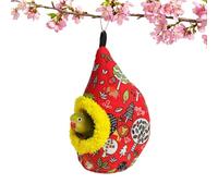 Generico Parakeet Nest- Nest Hammock, Bird House | Anti Pecking Bite Sleeping Bed, Egg Shaped Hanging Cage, Lovebird, Cockatiel, Conure, Canary, Finch for Small And Medium Birds, Indoor Outdoor
