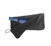 Genérico Parapluie de rangement en chenille avec fermeture éclair | super absorbant, couverture à séchage pliable, noir, Consulte la descripción, Voir description