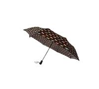 Genérico Parapluie pliable automatique avec motif de chiens avec pull imprimé multicolore, anti-vent, Noir , Plegable Compacto