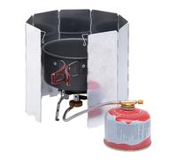 Generico Paravent pour cuisine de camping, paravent pour cuisinière de pique-nique, portable pour plage, randonnée, montagne, pique-nique, jardin