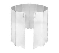 Generico Paravent pour réchaud de Camping,Bouclier portatif Grille de randonnée écran Coupe-Vent résistant Montagne Plage Pique-Nique Jardin extérieur