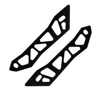 Generico Pare-Brise - Voiture en D'aluminium Walkie Talkie Titulaire Mont | Rack D'aspiration À Came Réglable | Porte De Téléphone De Camion À Cou Anti-Glissement pour Les Cyclistes, Nous