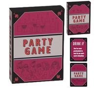 Generico Party Game - Tabletop English Fun Cards For Multiple Players 50x | Party Game Card | Playing Cards Board Games | Travel Games Challenges & Hilarious Questions For Birthday, & Entertainment