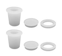 Generico Patio Table Umbrella Hole Ring, Fits 2-2.5in Desk Hole Replacement Parts for Parasols, 6 Pieces Patio Table Umbrella Plug, Beach Coffee Shop Picnic Deck Garden