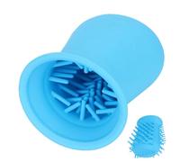 Genérico Paw Cleaner - Silicone 9 x 9 x 12,5 cm Paw Washer Deep-Clean Design | Gentle Bristle Cleaning Cup, Dog Foot Scrubber For Puppies, Small Dogs, Outdoor Walks, Daily Grooming, Home Hygiene