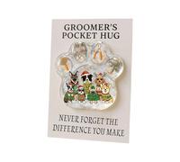 Generico Paw Hug - Ornement souvenir pour animaux de compagnie avec carte | souvenir inspirant | cadeau pour amis famille femmes garçons filles