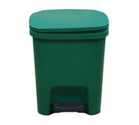 Genérico Pedal Bin - Slim Rectangulaire Trash Can | Bin déchets fermés | Longue durée de vie | Couvercle à clip silencieux sans effort | Poubelle sans odeur pour bureaux, cuisine, salle de bain