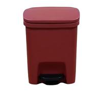 Genérico Pedal Bin - Slim Rectangulaire Trash Can | Bin déchets fermés | Longue durée de vie | Couvercle à clip silencieux sans effort | Poubelle sans odeur pour bureaux, cuisine, salle de bain